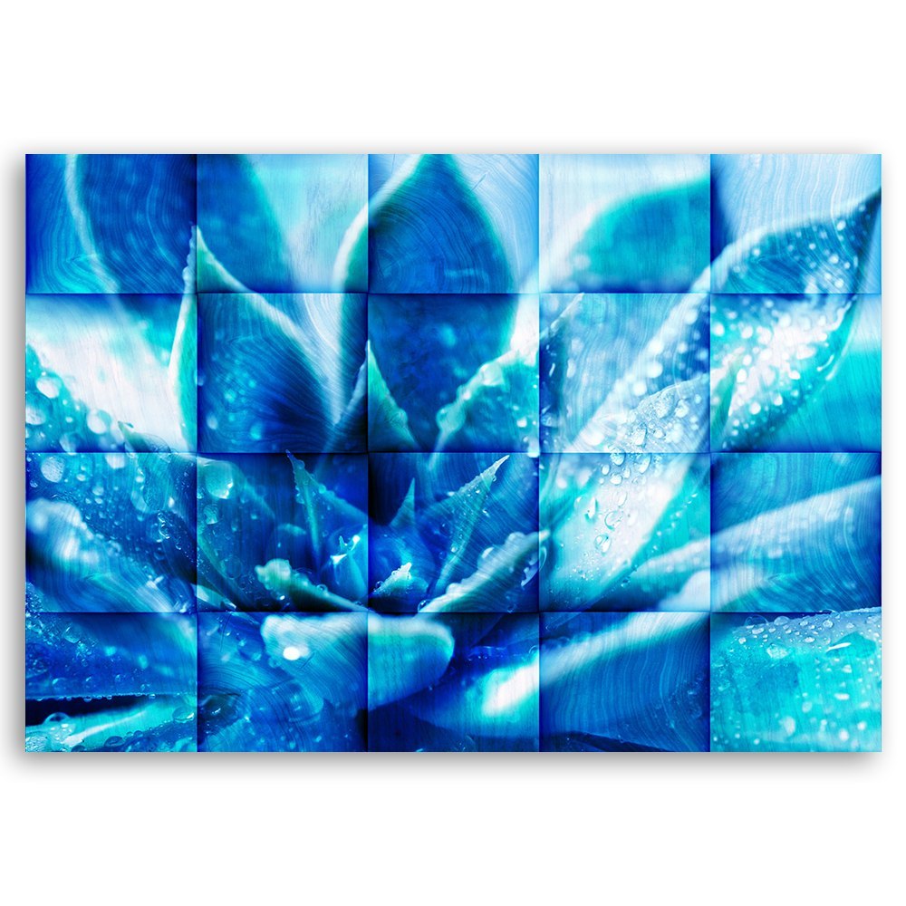 Emaga Obraz na płótnie, Niebieski kwiat 3D - 60x40